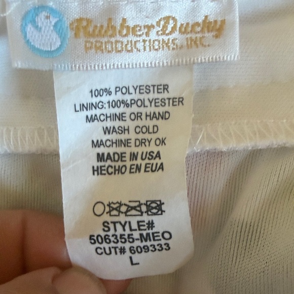 Rubber Ducky Floral Polka Dot Halter Style Maxi Dress Size L - Picture 7 of 10